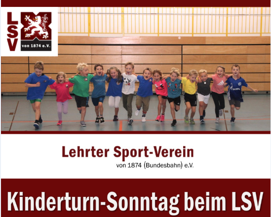 Kinderturn-Sonntag beim LSV 