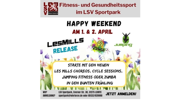 Happy Weekend am 01. und 02. April!