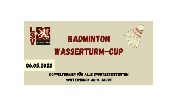 Badminton Wasserturm-Cup am 06.05.2023