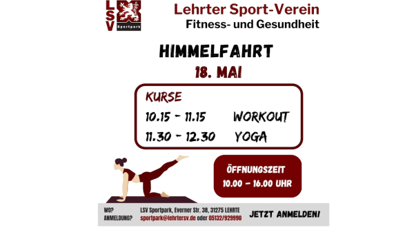 Himmelfahrt im LSV Sportpark 