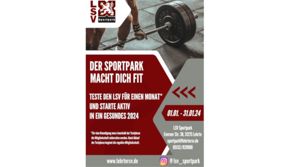 Der Sportpark macht dich fit! 