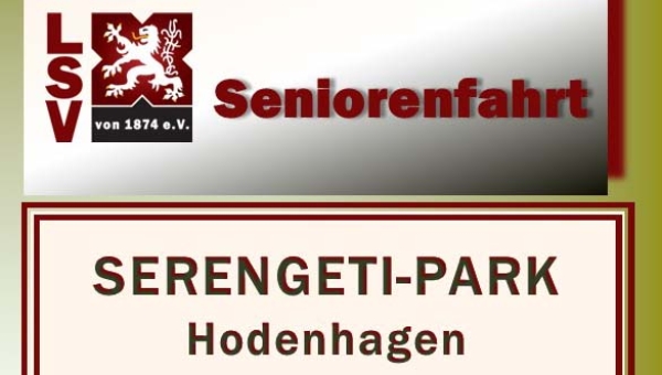 Seniorenfahrt zum Serengeti-Park