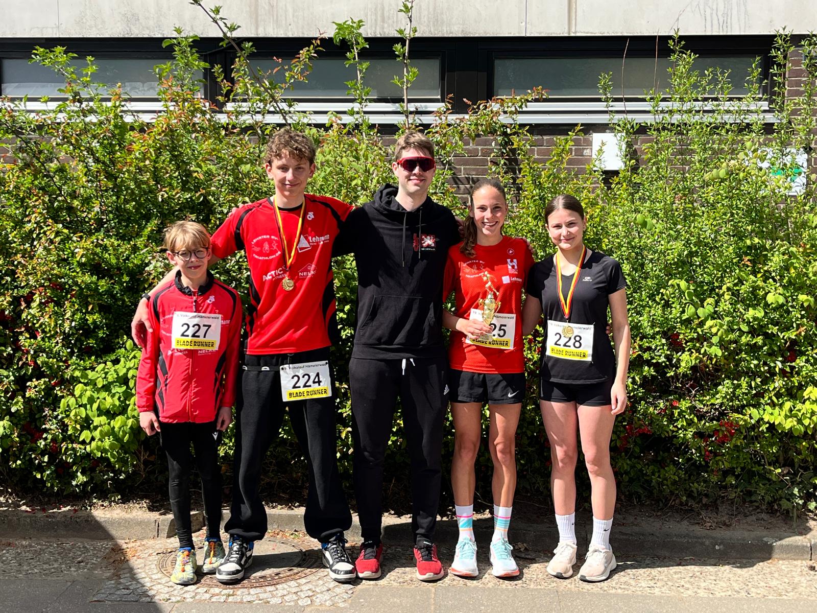 Erfolgreicher Auftritt des Lehrter SV Triathlon beim 19. Volkslauf Hämelerwald