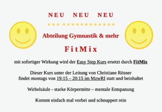 NEU: Gymnastik & mehr - FitMix